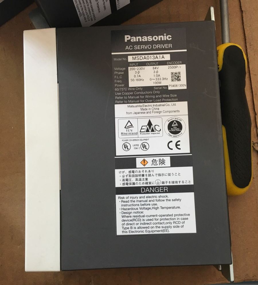Сервопривод Panasonic MSDA013A1A