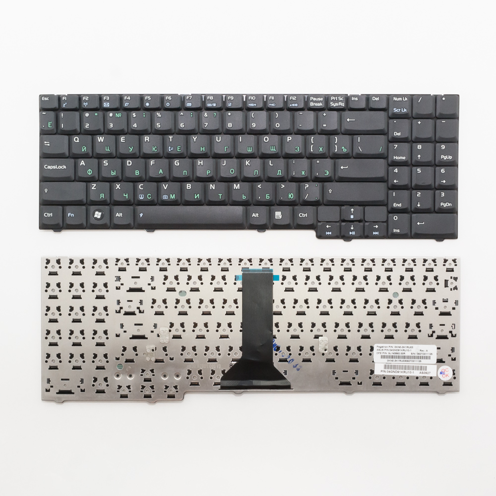 Клавиатура для ноутбука Asus F7, M51, X56, PRO57 черная