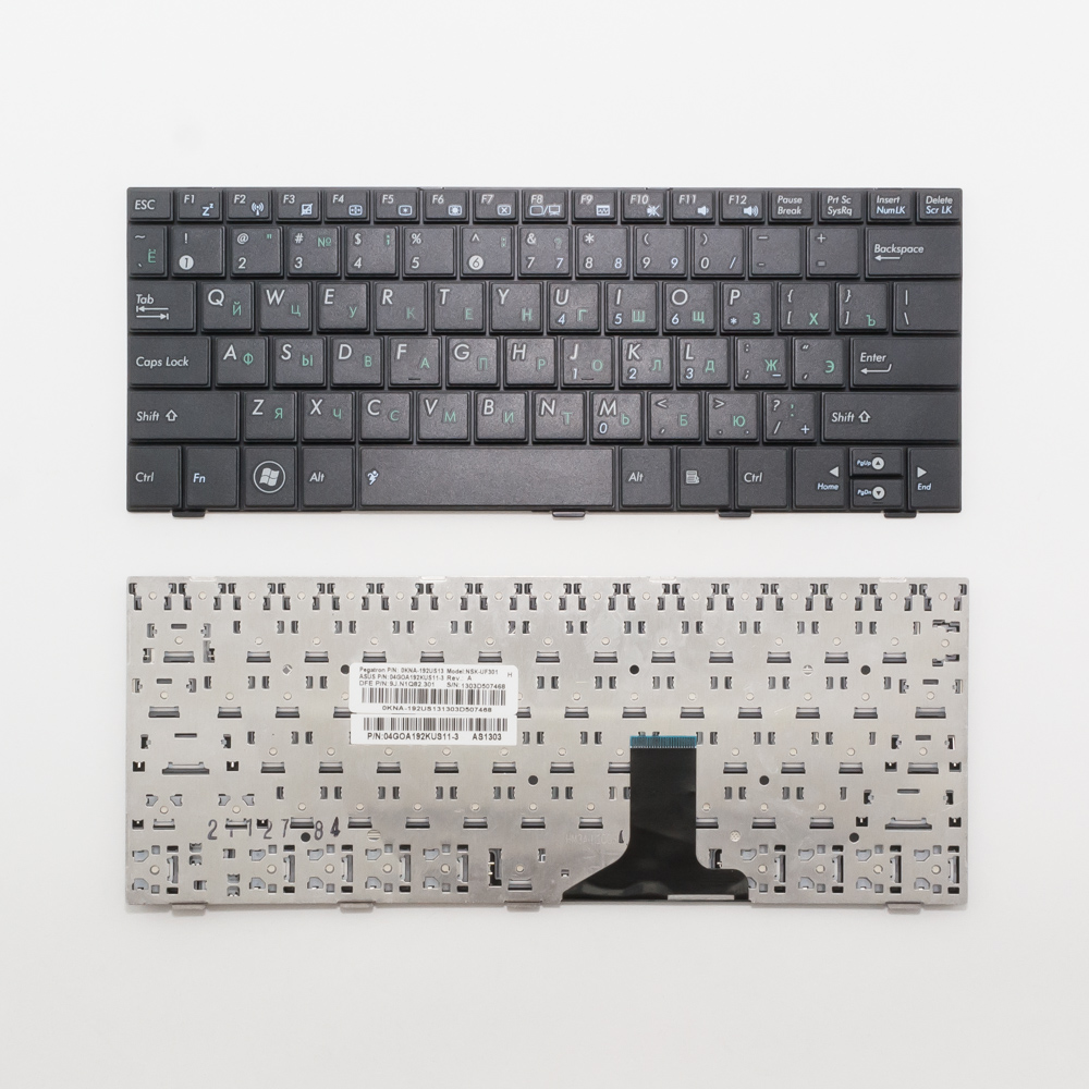 Клавиатура для ноутбука Asus Eee PC 1001H, 1005HA, 1008HA черная