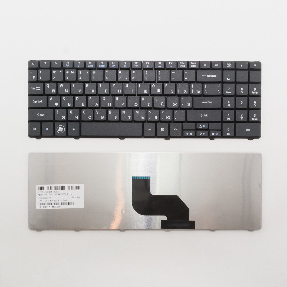 Клавиатура для ноутбука Acer 5516, 5517, 5532 черная