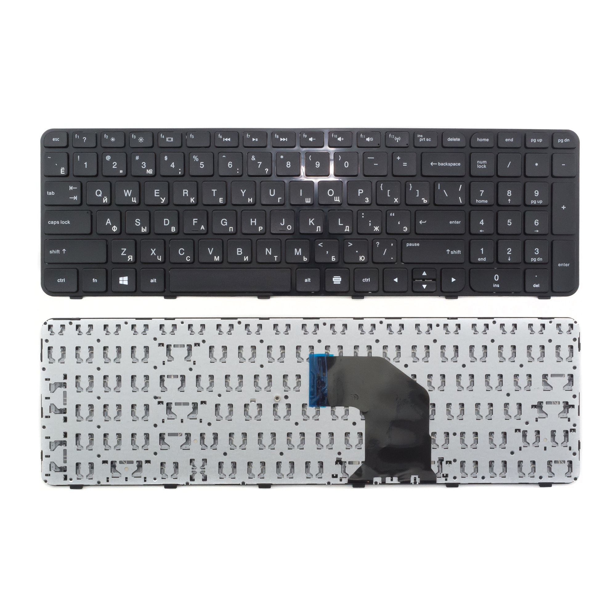 Клавиатура для ноутбука HP Pavilion G6-2000 черная с рамкой
