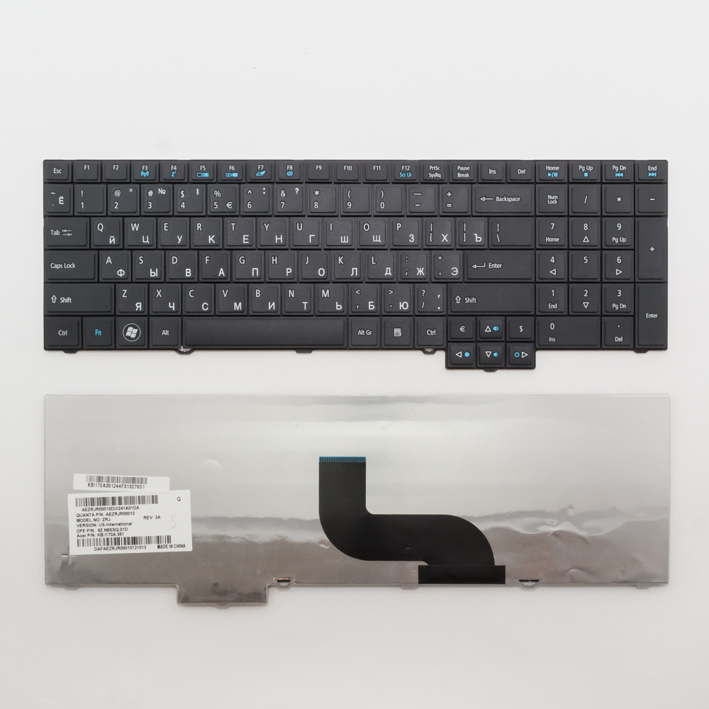 Клавиатура для ноутбука Acer TravelMate 5760, 5760G черная