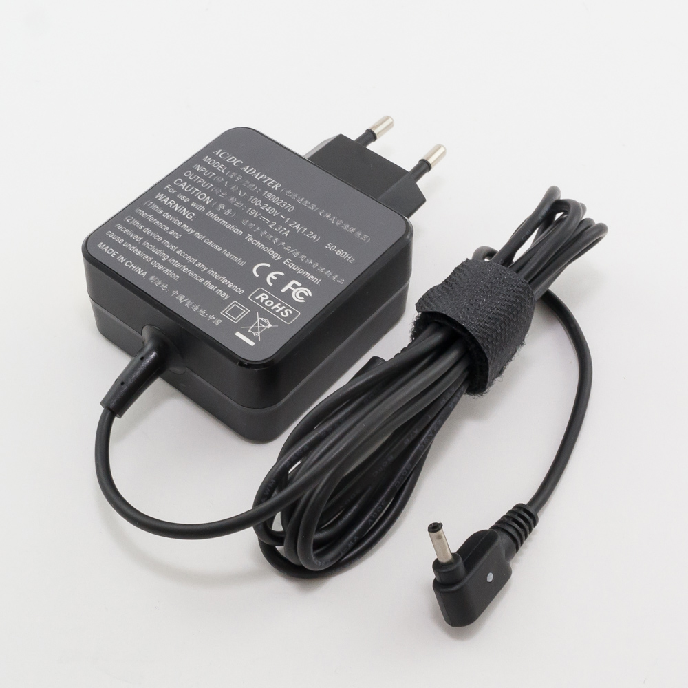 Зарядка для ноутбука Asus 19V 2.37A (45W) 3.0x1.1мм (квадратная) вилка сбоку