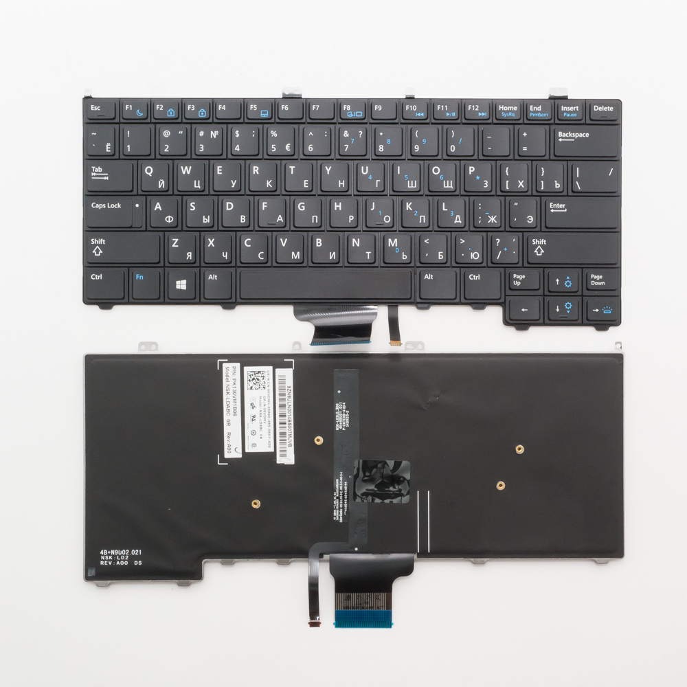 Клавиатура для ноутбука Dell E7420, E7440 с подсветкой