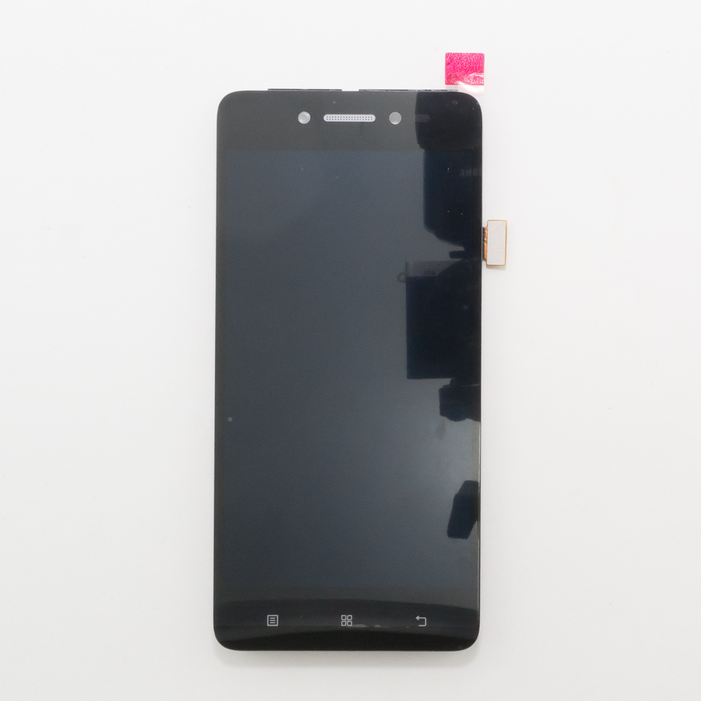 Дисплей в сборе с тачскрином для Lenovo Sisley S90 черный с рамкой
