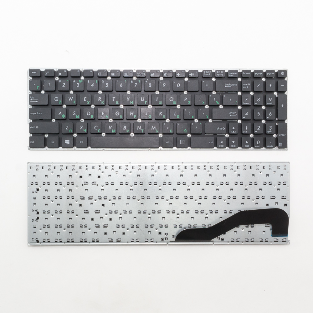 Клавиатура для ноутбука Asus K540, R540, X540 черная без рамки