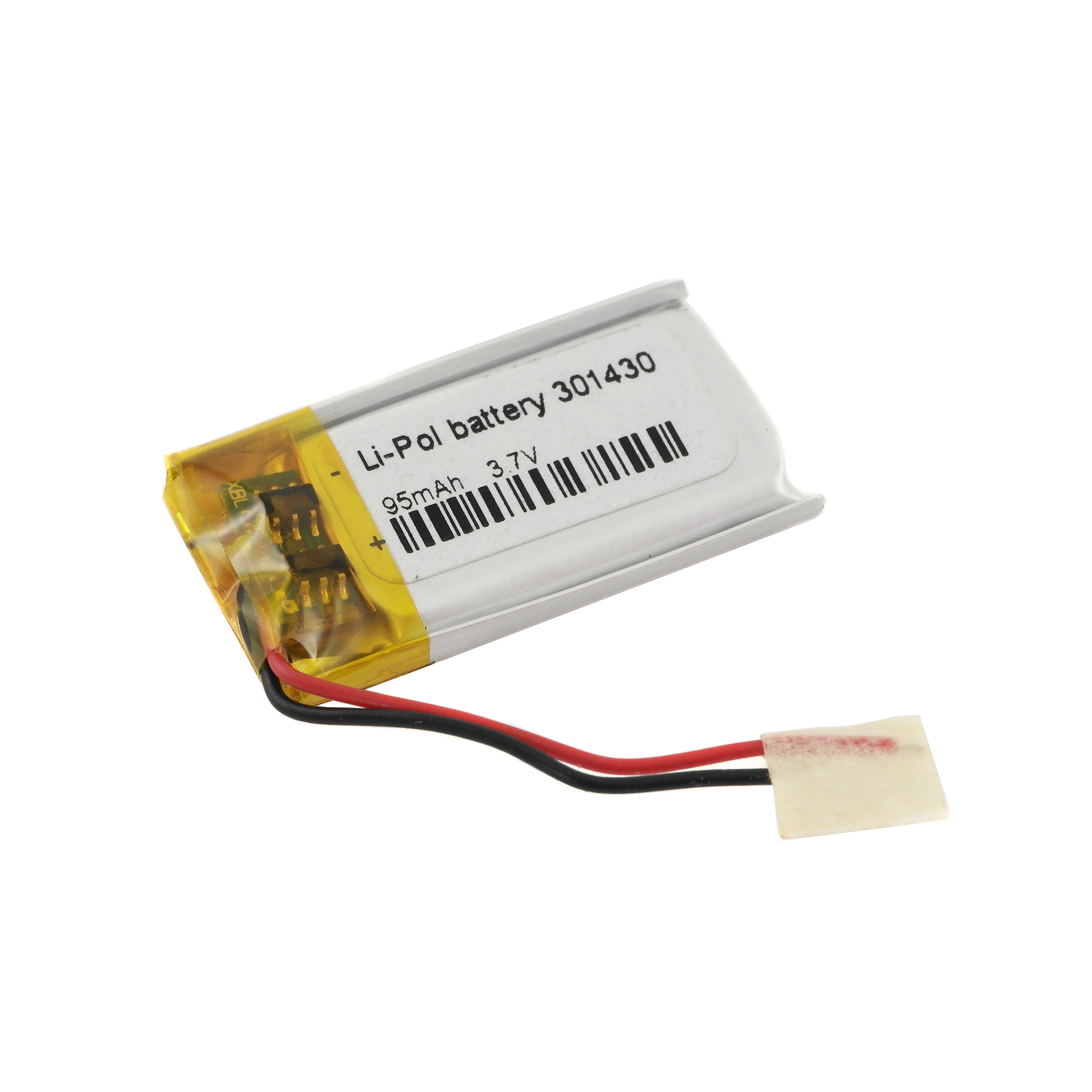 Аккумулятор 3.7v 95mAh 30x15x4 мм (2 pin)